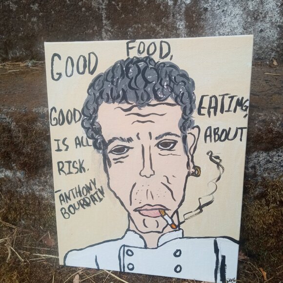 Anthony Bourdain Portrait Painting - Picture 14 of 16